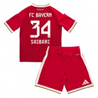 Bayern Munich Ismael Saibari #34 Hemmaställ Barn 2026-27 Korta ärmar (+ Korta byxor)